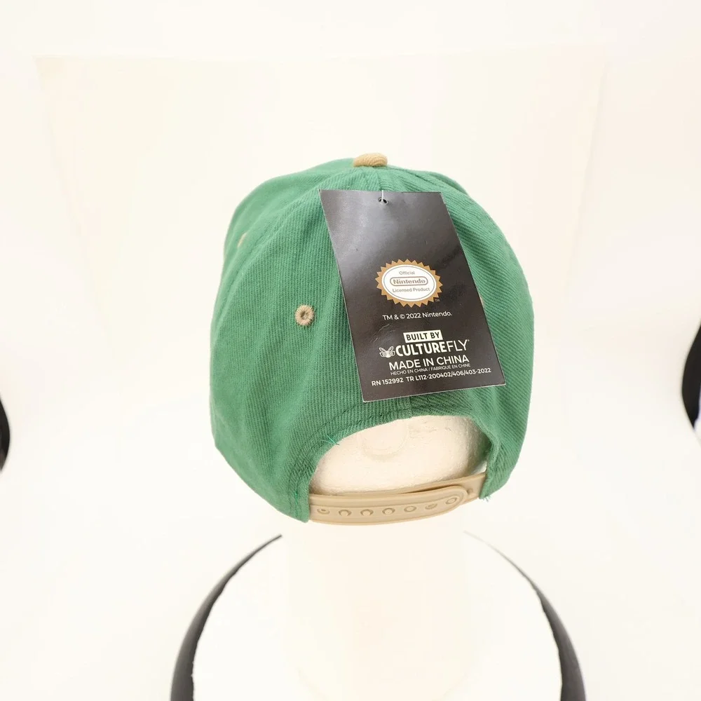 Nintendo Legend of Zelda Breath of the Wild Snapback Hat Green Tan CultureFly